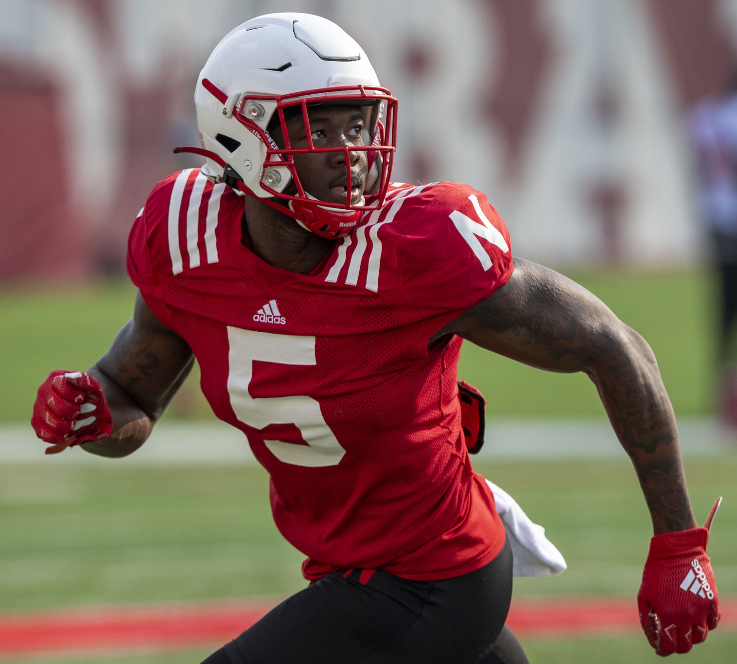 NU football practice, 8.4